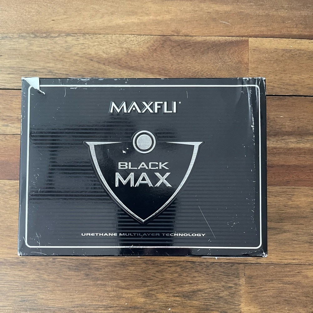 Vintage Maxfli Black Max Golf Balls